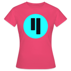 Qubic Logo (Original) - Damen T-Shirt - Azalea