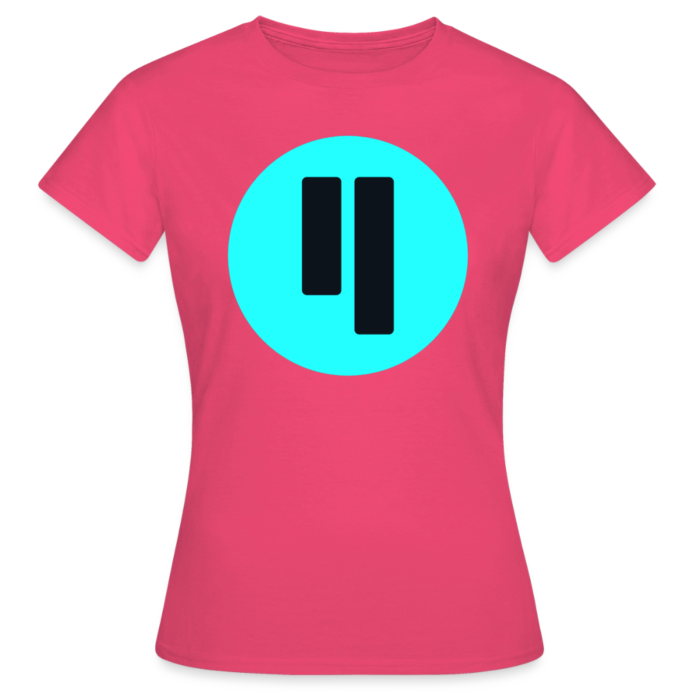 Qubic Logo (Original) - Damen T-Shirt - Azalea