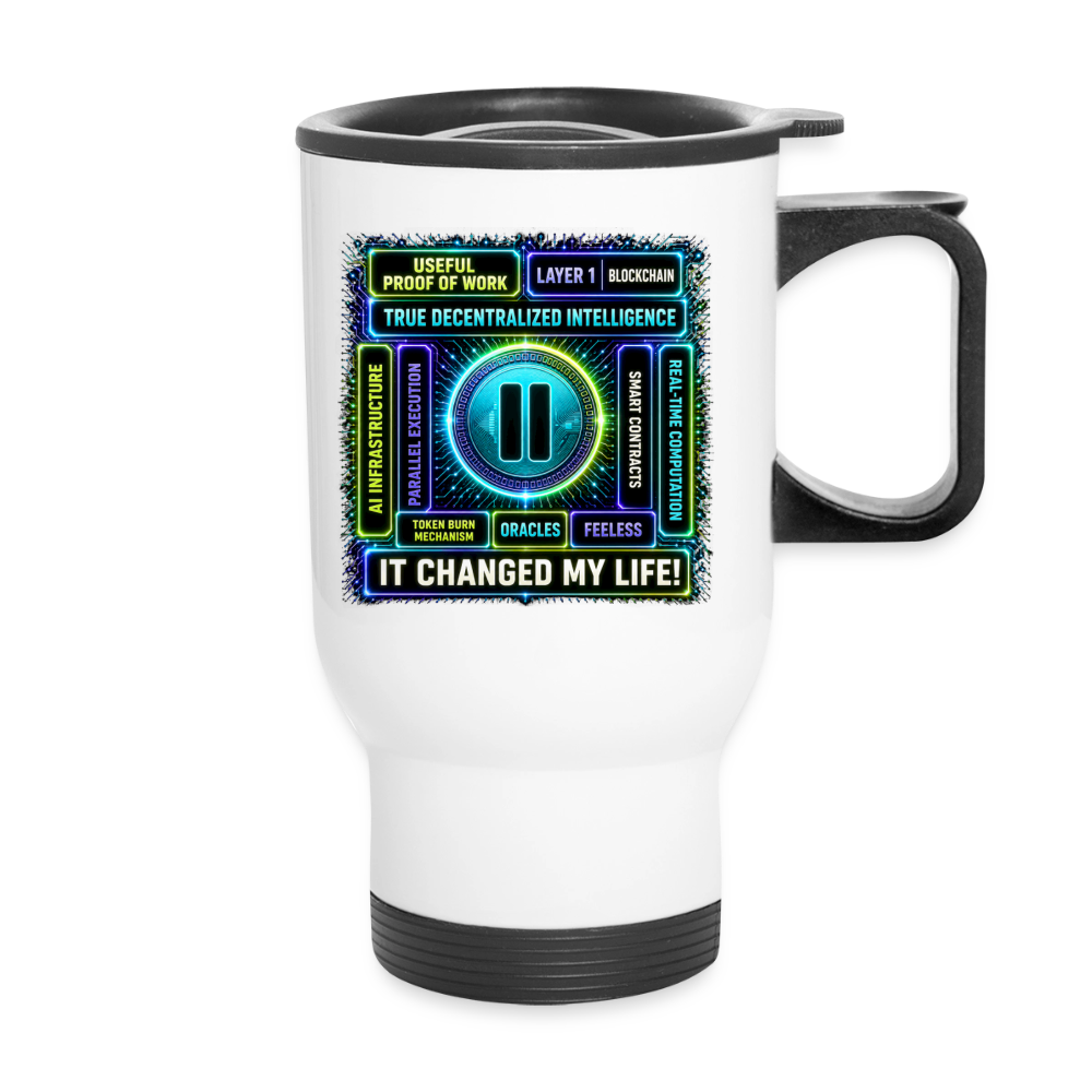 Qubic Changed Life (Fan-Art) - Thermobecher - Weiß