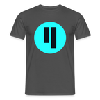 Qubic Logo (Original) - Herren T-Shirt - Anthrazit
