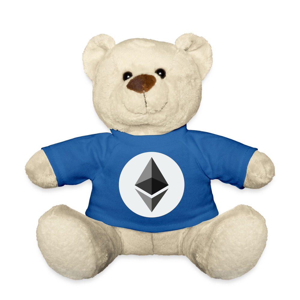 Ethereum Logo (Original) - Teddybär - Königsblau