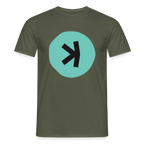 Kaspa Logo dunkel (Original) - Herren T-Shirt - Militärgrün