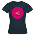 Jerry The Turtle Logo (Remix-Design) - Damen T-Shirt - Navy