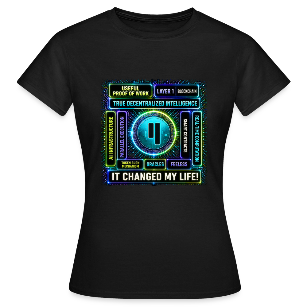 Qubic Changed Life (Fan-Art) - Damen T-Shirt - Schwarz