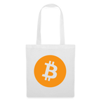 Bitcoin Logo (Original) - Stofftasche - Weiß