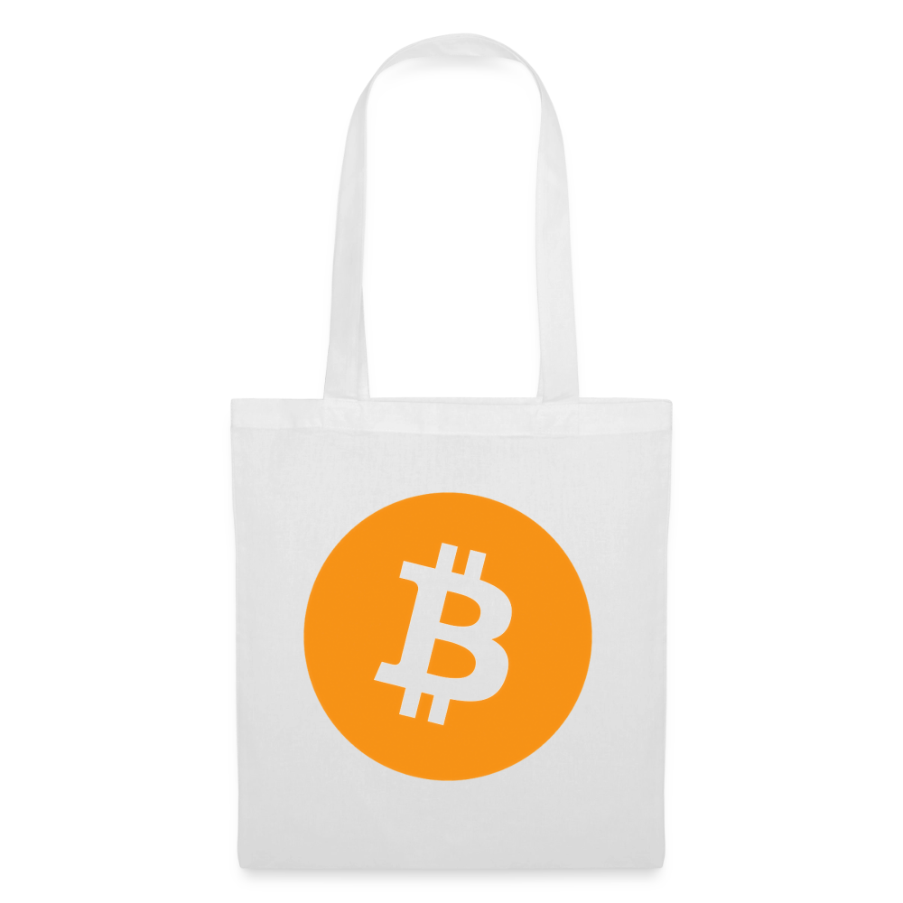 Bitcoin Logo (Original) - Stofftasche - Weiß