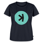 Kaspa Logo dunkel (Original) - Damen T-Shirt Premium - Navy