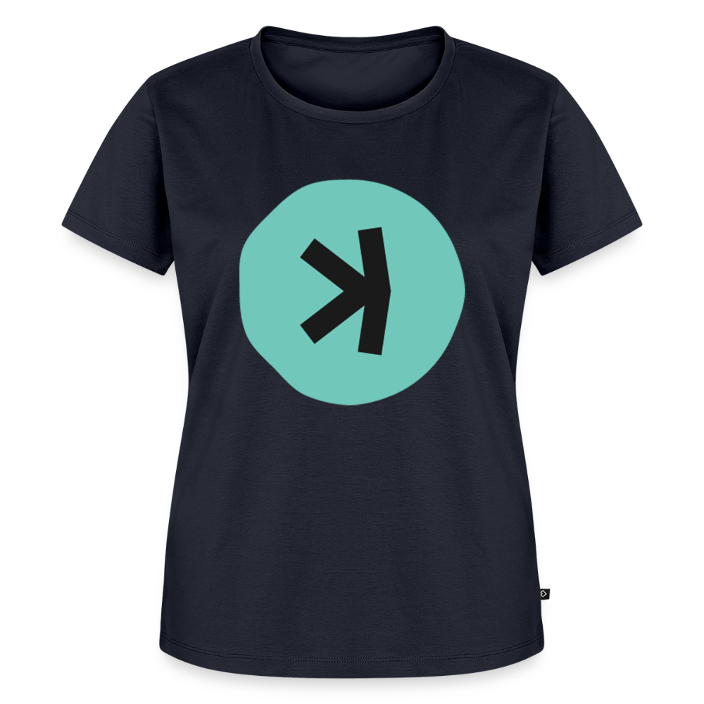 Kaspa Logo dunkel (Original) - Damen T-Shirt Premium - Navy