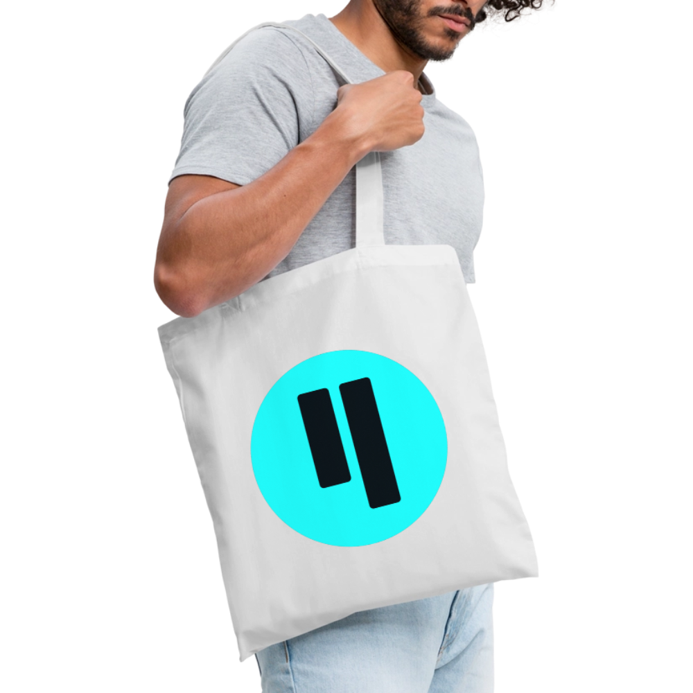 Qubic Logo (Original) - Stofftasche - Weiß