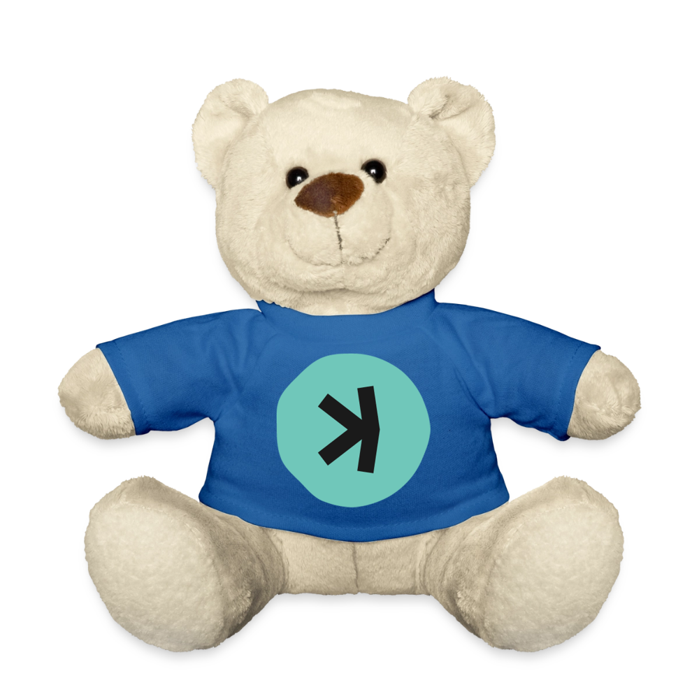Kaspa Logo dunkel (Original) - Teddybär - Königsblau