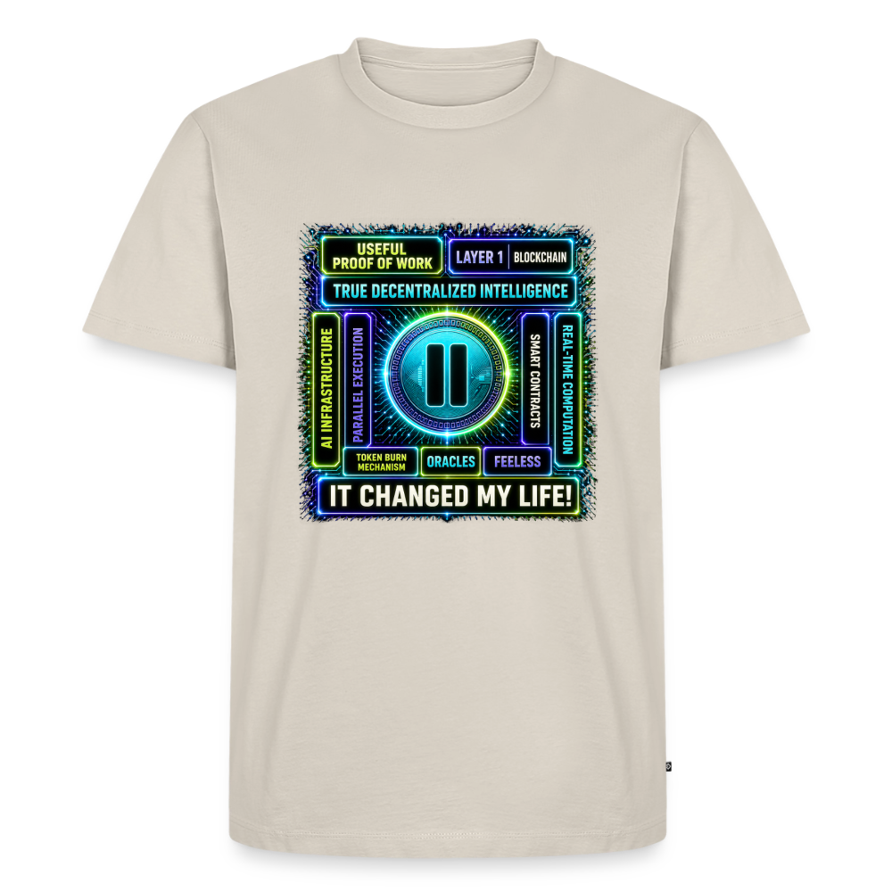 Qubic Changed Life (Fan-Art) - Herren T-Shirt Premium - Beige