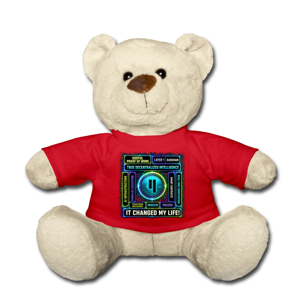Qubic Changed Life (Fan Art) - Teddybär - Rot
