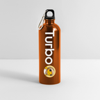 Turbo Full Logo (Original) - Trinkflasche mit Karabiner 750 ml - Orange