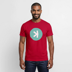 Kaspa Logo hell (Original) - Herren T-Shirt - Rot