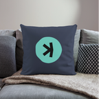 Kaspa Logo dunkel (Original) - Polster 44 x 44 cm - Navy