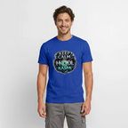 Keep Calm and Hodl Kaspa (Fan-Art) - Herren T-Shirt - Dunkelblau