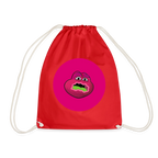 Jerry The Turtle Logo (Remix-Design) - Turnbeutel - Rot