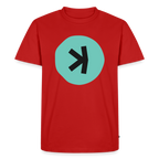Kaspa Logo dunkel (Original) - Herren T-Shirt Premium - Rot