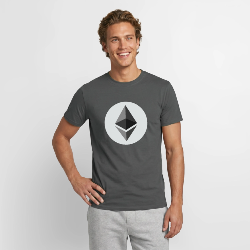 Ethereum Logo (Original) - Herren T-Shirt - Anthrazit