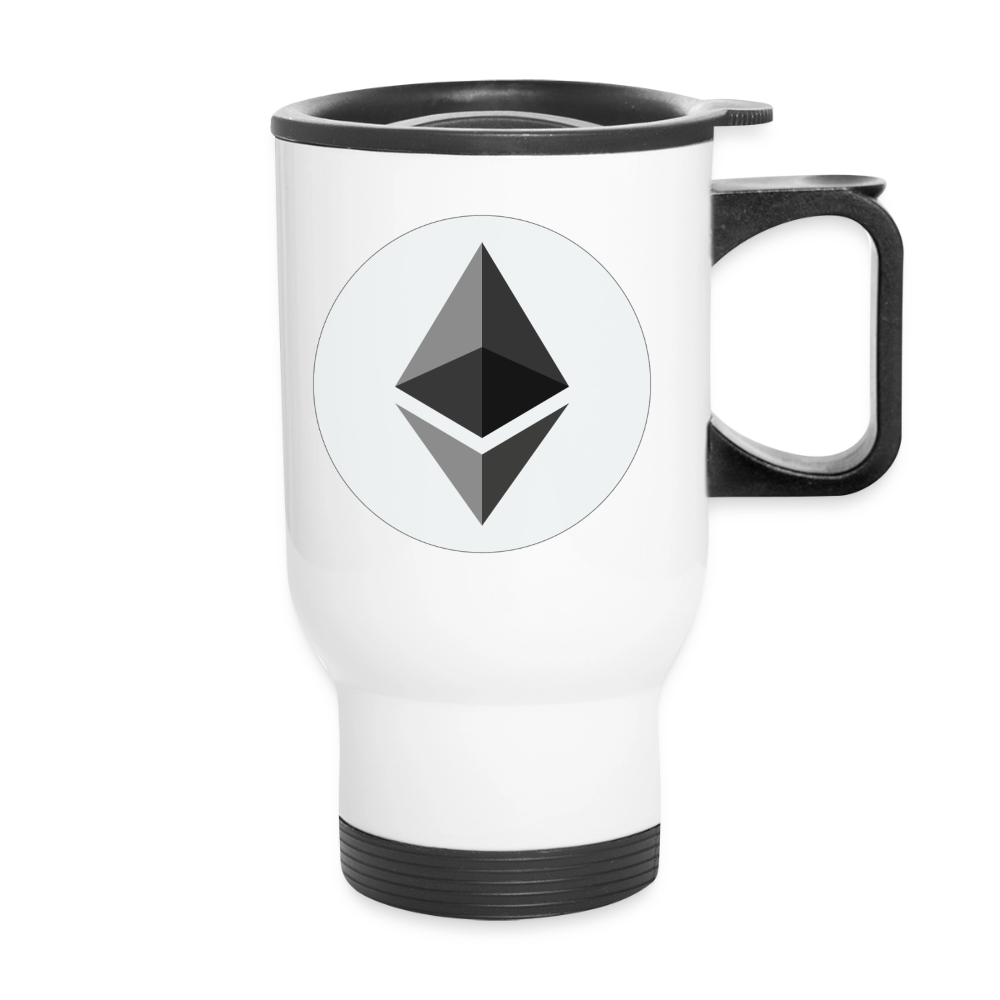 Ethereum Logo (Original) - Thermobecher - Weiß
