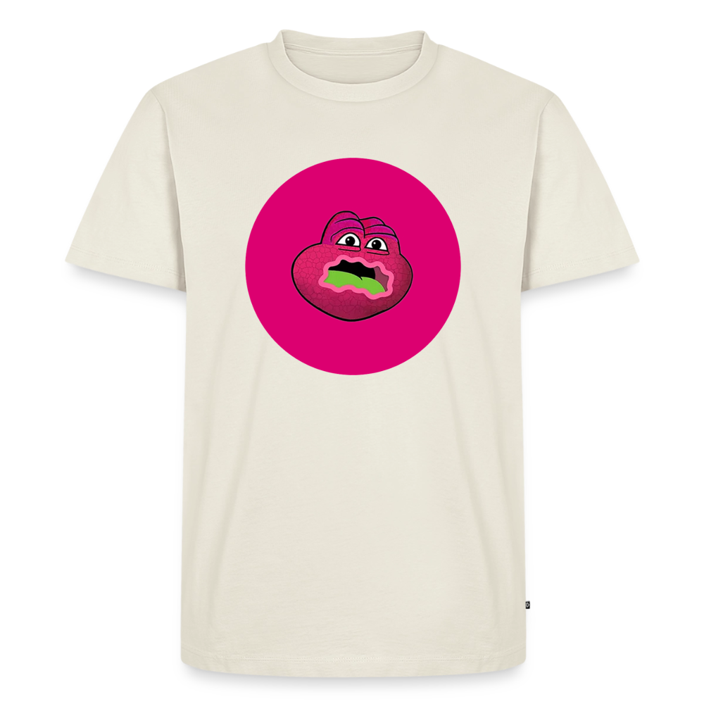 Jerry The Turtle Logo (Remix-Design) - Herren T-Shirt Premium - Naturweiß