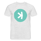 Kaspa Logo hell (Original) - Herren T-Shirt - Grau meliert