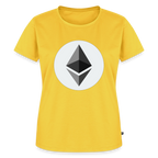 Ethereum Logo (Original) - Damen T-Shirt Premium - Sonnengelb