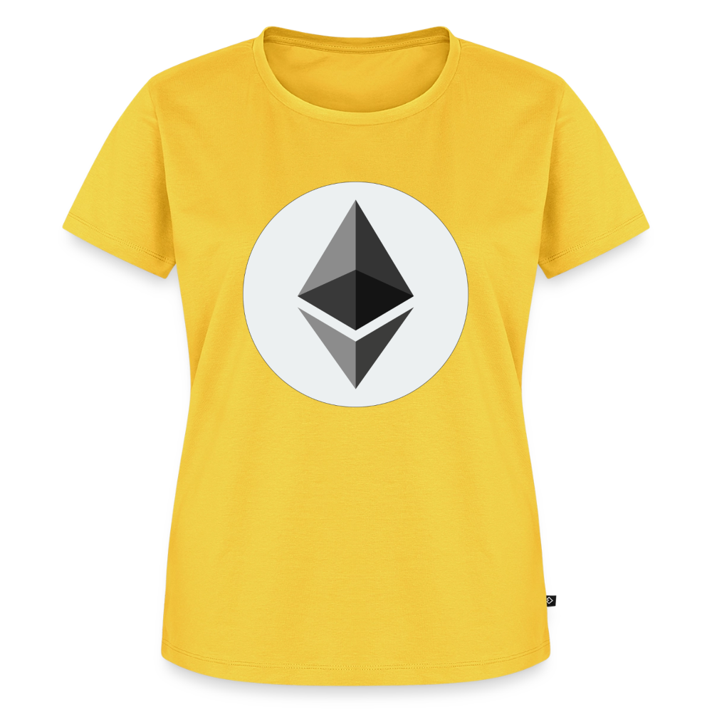 Ethereum Logo (Original) - Damen T-Shirt Premium - Sonnengelb