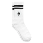 Ethereum Logo (Original) - Tennissocken - Weiß/Schwarz