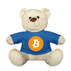 Bitcoin Logo (Original) - Teddybär - Königsblau