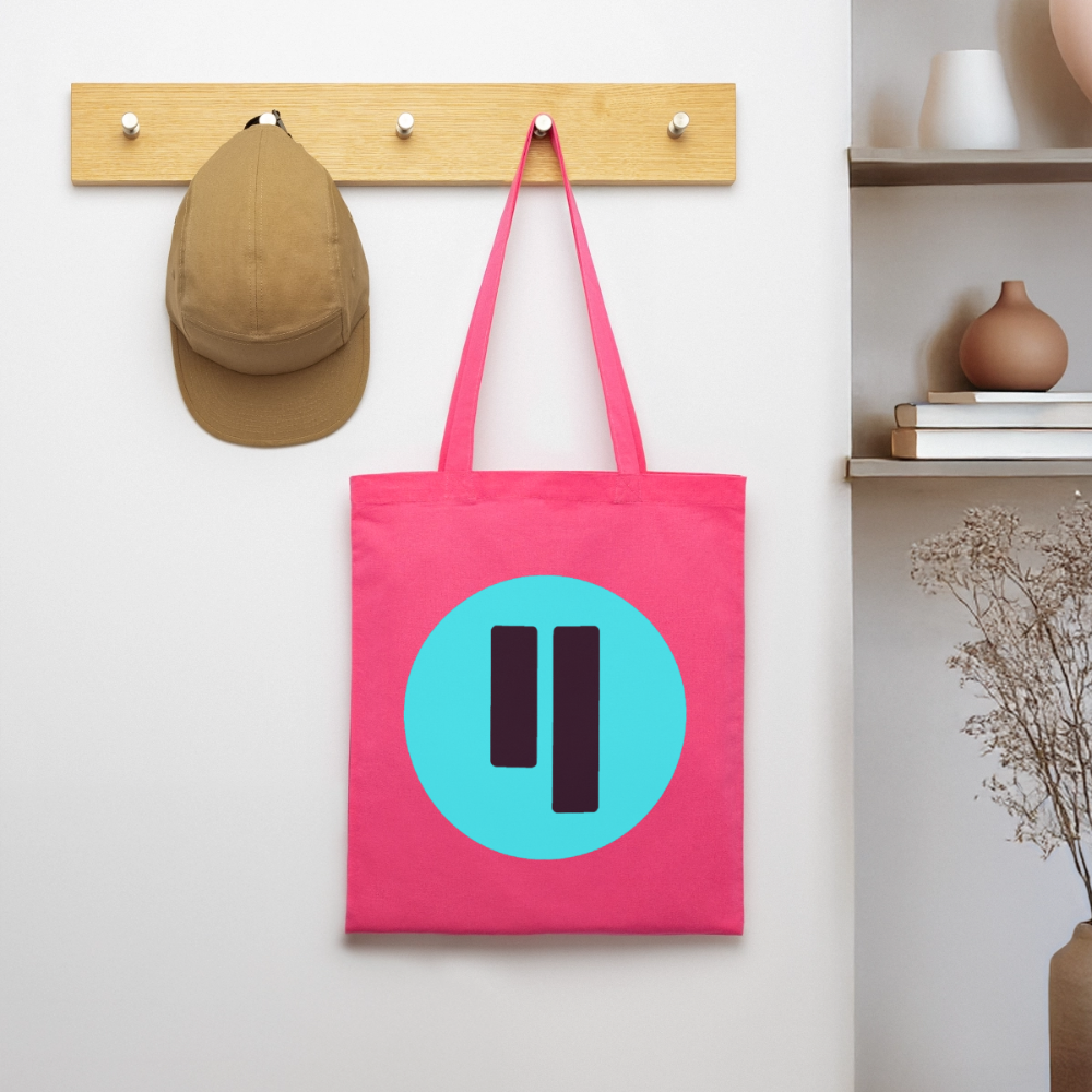 Qubic Logo (Original) - Stofftasche - Azalea