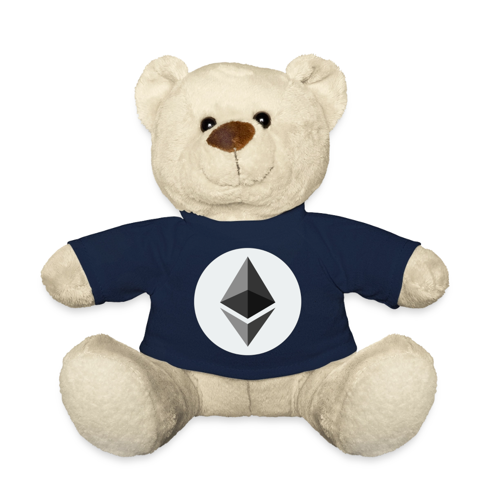 Ethereum Logo (Original) - Teddybär - French Navy