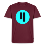 Qubic Logo (Original) - Herren T-Shirt Premium - Burgunderrot