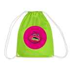 Jerry The Turtle Logo (Remix-Design) - Turnbeutel - Neongrün