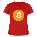 Bitcoin Logo (Original) - Damen T-Shirt Premium - Rot