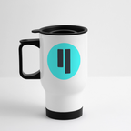 Qubic Logo (Original) - Thermobecher - Weiß