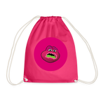 Jerry The Turtle Logo (Remix-Design) - Turnbeutel - Fuchsia