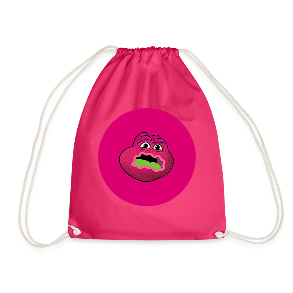 Jerry The Turtle Logo (Remix-Design) - Turnbeutel - Fuchsia