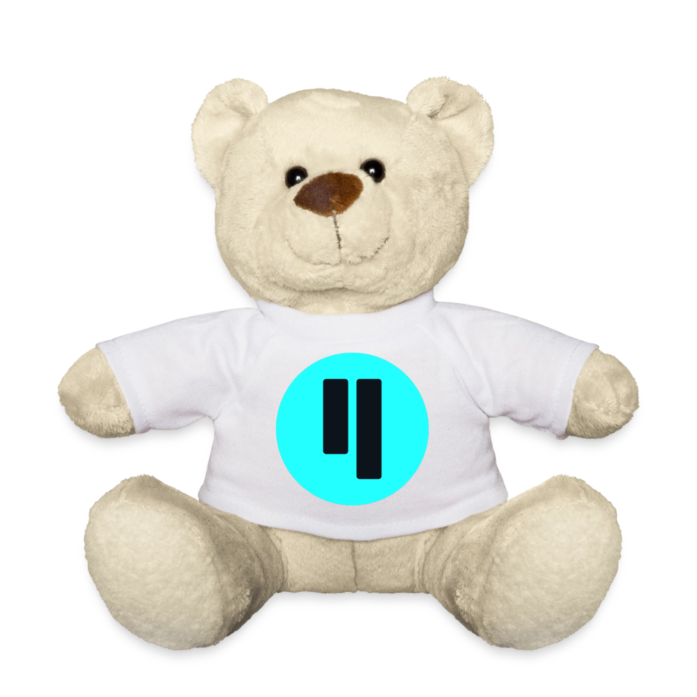 Qubic Logo (Original) - Teddybär - Weiß