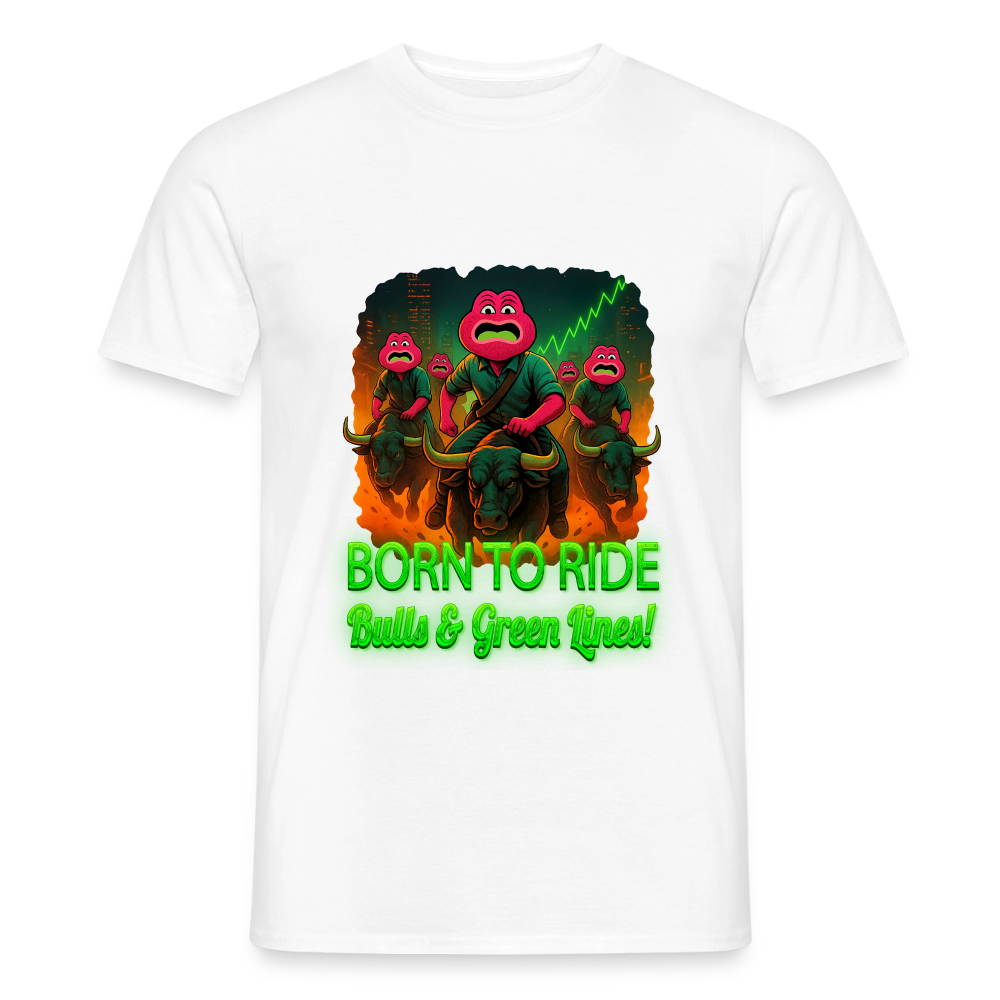 Jerry Born to Ride (Fan-Art) - Herren T-Shirt - Weiß