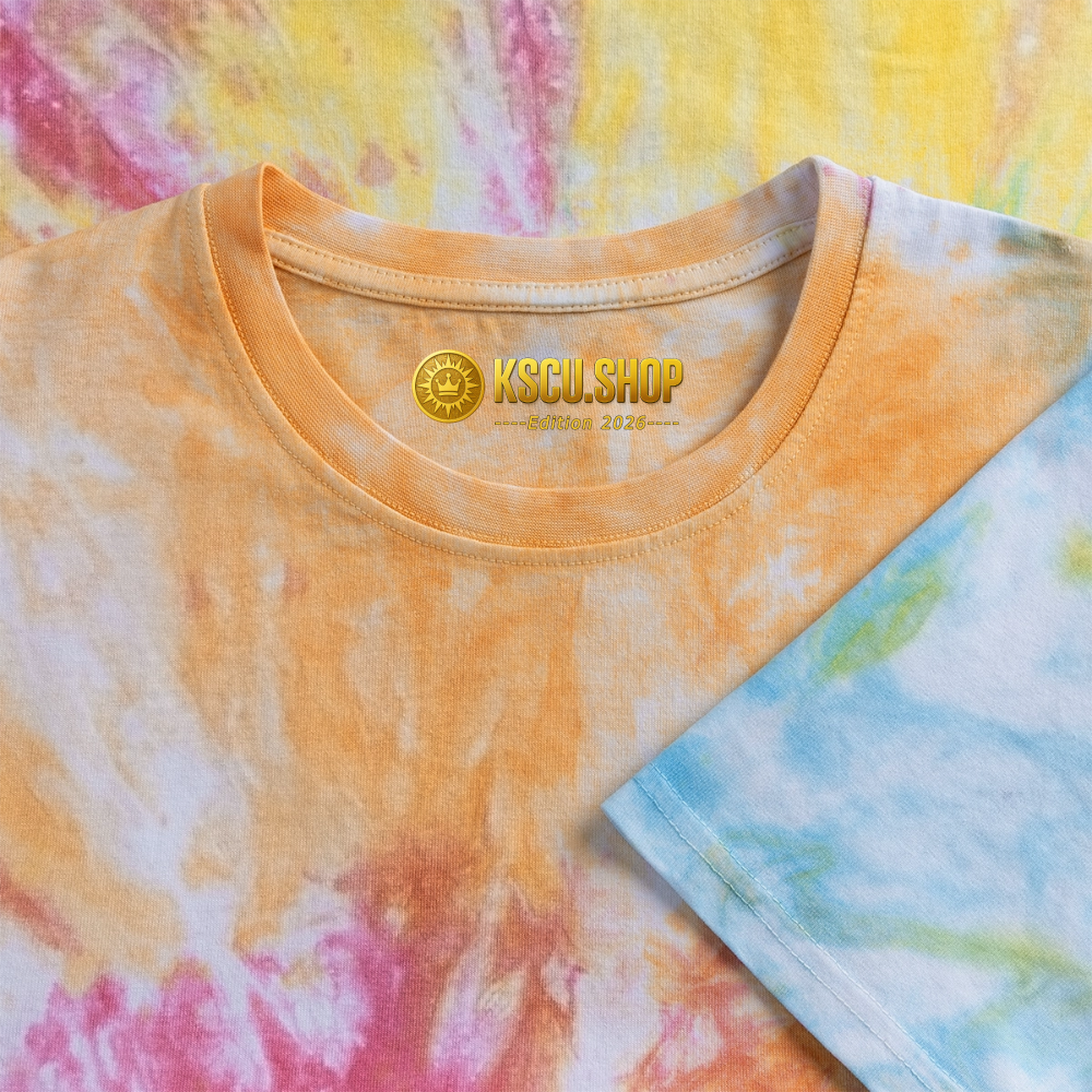 Bitcoin Logo (Original) - Unisex T-Shirt Premium Tie Dye - Regenbogen-Spirale