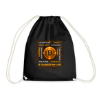 Bitcoin Changed Life (Fan-Art) - Turnbeutel - Schwarz