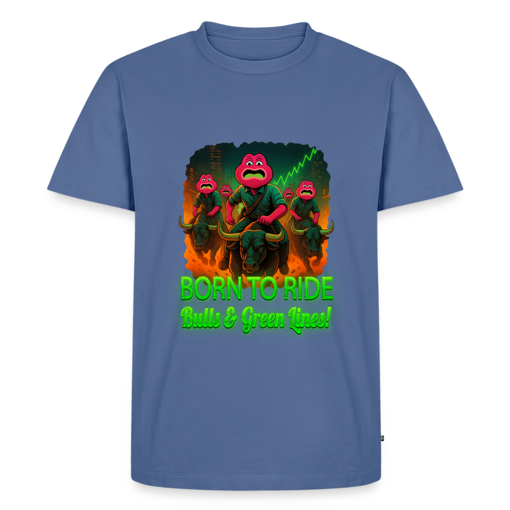 Jerry Born to Ride (Fan-Art) - Herren T-Shirt Premium - Taubenblau