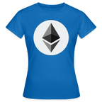 Ethereum Logo (Original) - Damen T-Shirt - Royalblau