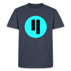 Qubic Logo (Original) - Herren T-Shirt Premium - Jeansblau 