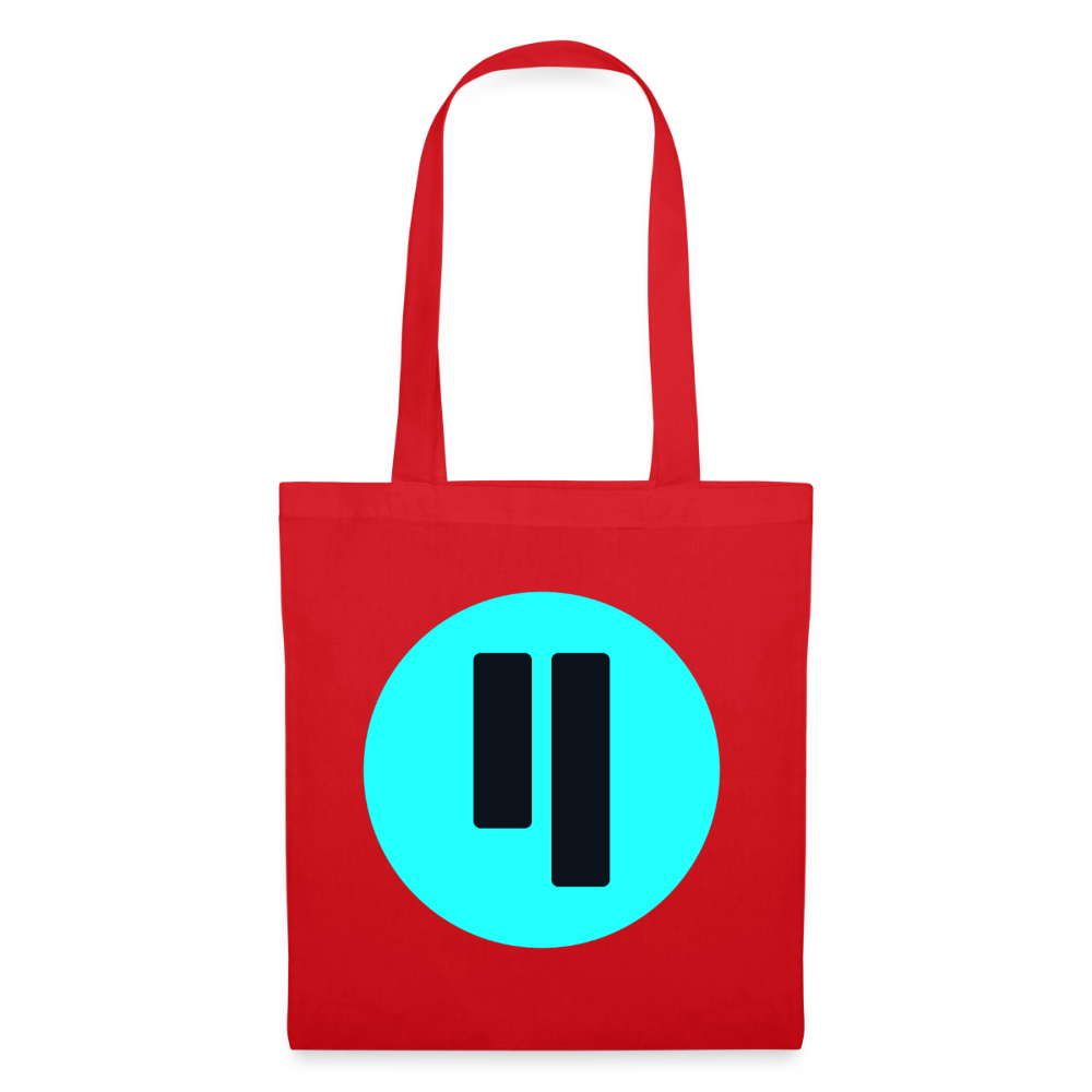 Qubic Logo (Original) - Stofftasche - Rot