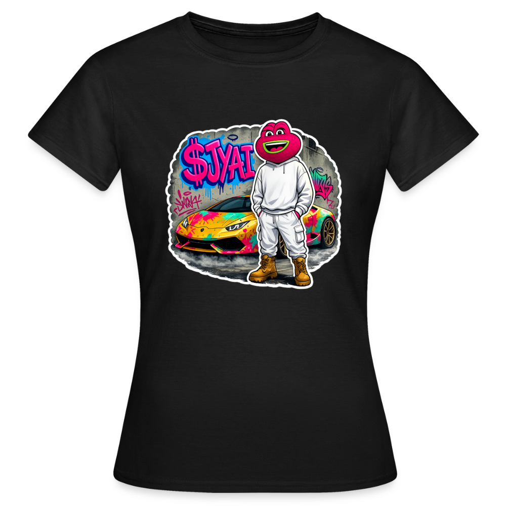 Jerry Streetart (Fan-Art) - Damen T-Shirt - Schwarz