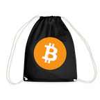 Bitcoin Logo (Original) - Turnbeutel - Schwarz