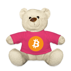 Bitcoin Logo (Original) - Teddybär - Pink
