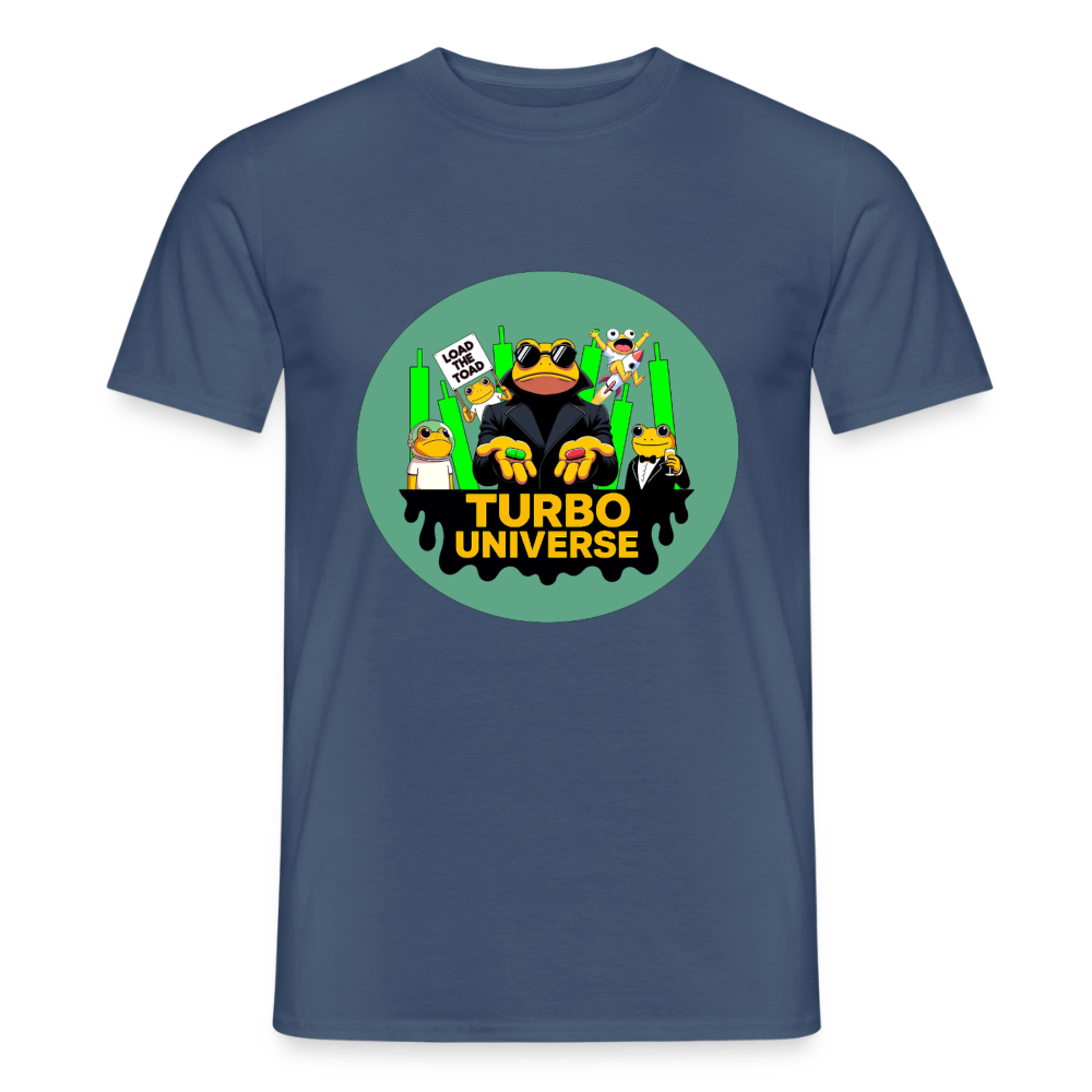 Turbo Universe (Fan-Art) - Herren T-Shirt - Dunkles Denimblau